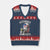 Funny Hamilton Drinking V-Neck Knit Sweater Vest Alexander Hammeredton 4th of July Beer Merica Flag TS10 Navy Red Print Your Wear