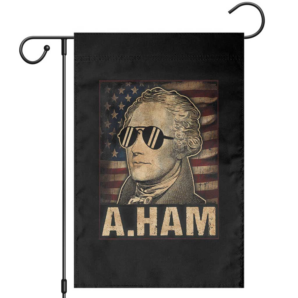 Alexander Hamilton Garden Flag Vintage American Flag TS10 Black Print Your Wear