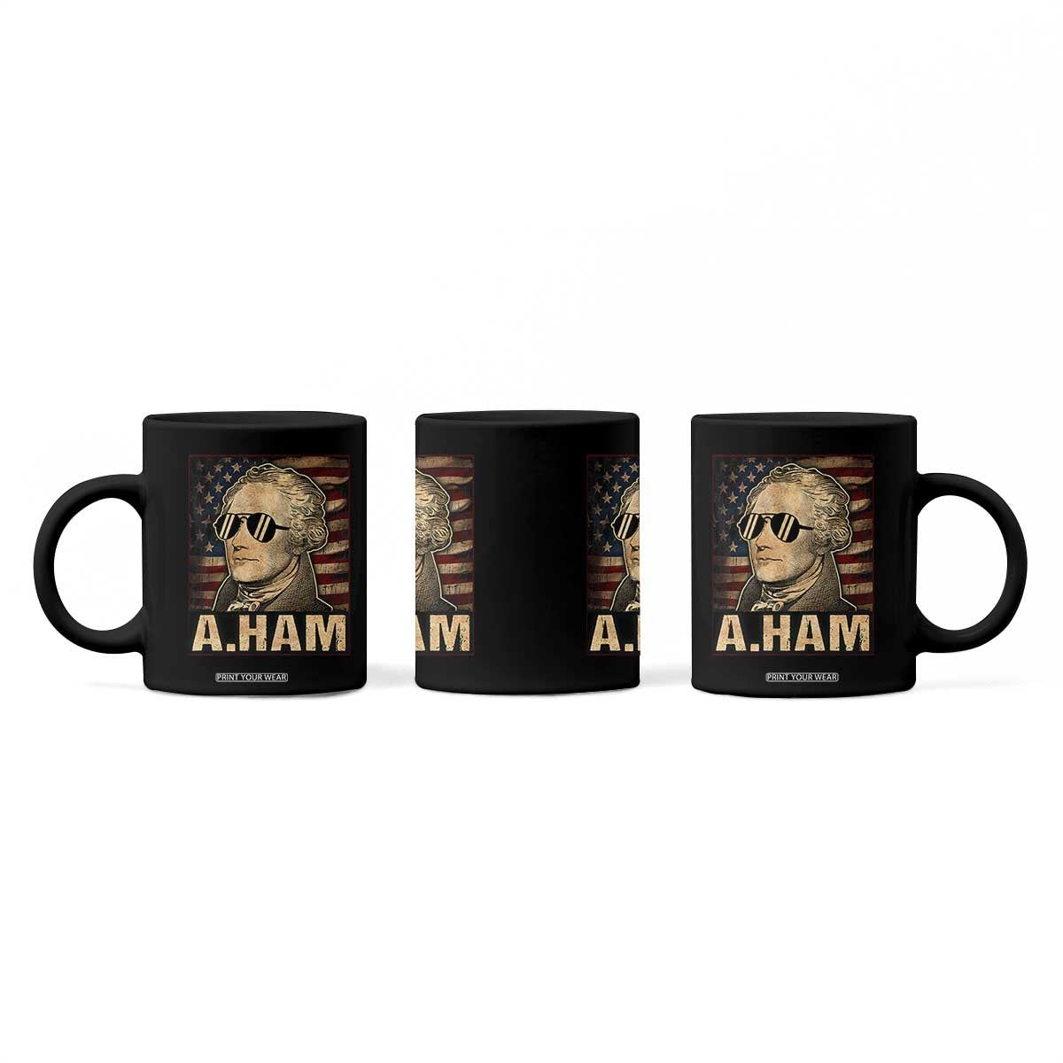 Alexander Hamilton Coffee Mug Vintage American Flag TS10 Print Your Wear