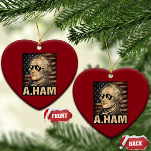 Alexander Hamilton Ceramic Ornament Vintage American Flag TS10 Print Your Wear