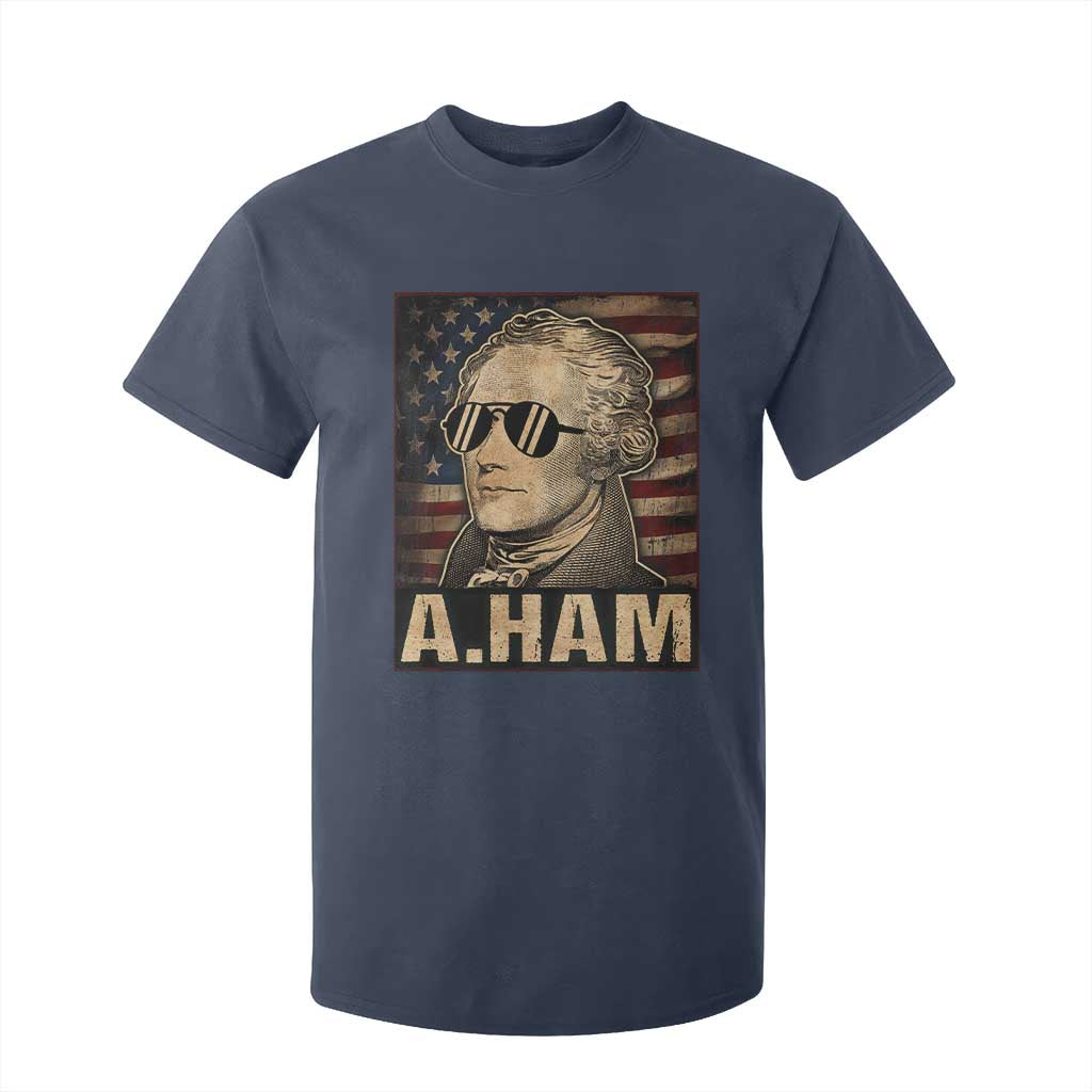 Alexander Hamilton T Shirt For Kid Vintage American Flag TS10 Navy Print Your Wear