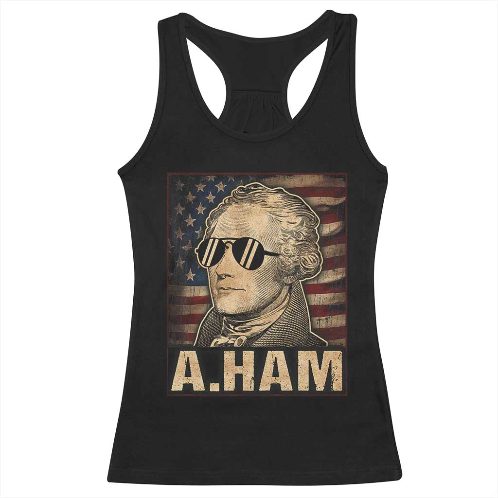 Alexander Hamilton Racerback Tank Top Vintage American Flag TS10 Black Print Your Wear