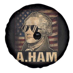 Alexander Hamilton Spare Tire Cover Vintage American Flag TS10 Print Your Wear