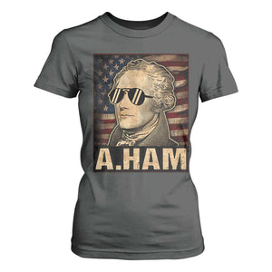 Alexander Hamilton T Shirt For Women Vintage American Flag TS10 Dark Heather Print Your Wear
