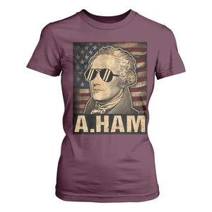Alexander Hamilton T Shirt For Women Vintage American Flag TS10 Maroon Print Your Wear