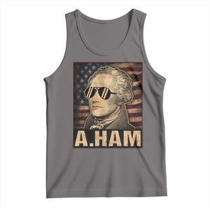 Alexander Hamilton Tank Top Vintage American Flag TS10 Deep Heather Print Your Wear