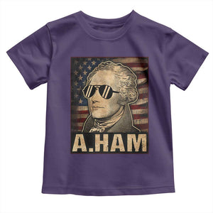 Alexander Hamilton Toddler T Shirt Vintage American Flag TS10 Purple Print Your Wear