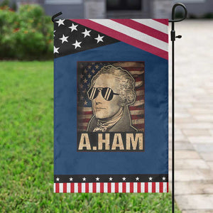 Alexander Hamilton Garden Flag Vintage American Flag TS10 Classic Blue Black Print Your Wear