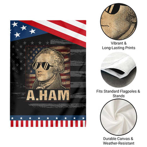 Alexander Hamilton Garden Flag Vintage American Flag TS10 Print Your Wear