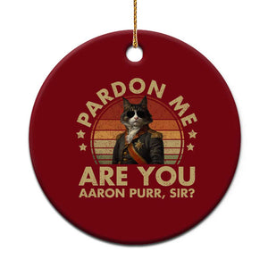 Alexander Hamilton Cat Ceramic Ornament Funny Gifts For Fans Cat Lovers TS10 1pc Red Print Your Wear