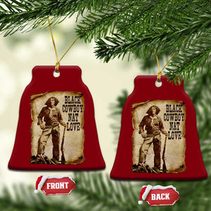 Black Cowboy Nat Love Ceramic Ornament African American Western Rodeo Melanin Black History Texas TS10 Print Your Wear