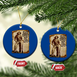 Black Cowboy Nat Love Ceramic Ornament African American Western Rodeo Melanin Black History Texas TS10 1pc Blue Print Your Wear
