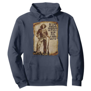 Black Cowboy Nat Love Hoodie African American Western Rodeo Melanin Black History Texas TS10 Navy Print Your Wear