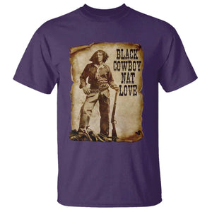 Black Cowboy Nat Love T Shirt African American Western Rodeo Melanin Black History Texas TS10 Purple Print Your Wear