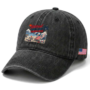 Retirement Gifts For Her Washed Cotton Baseball Cap Retro Retired Free And Fabulous Beach Summer Vacation Vintage