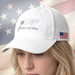 Happy Retirement Gifts For Woman Baseball Cap Retired Free And Fabulous Dandelion