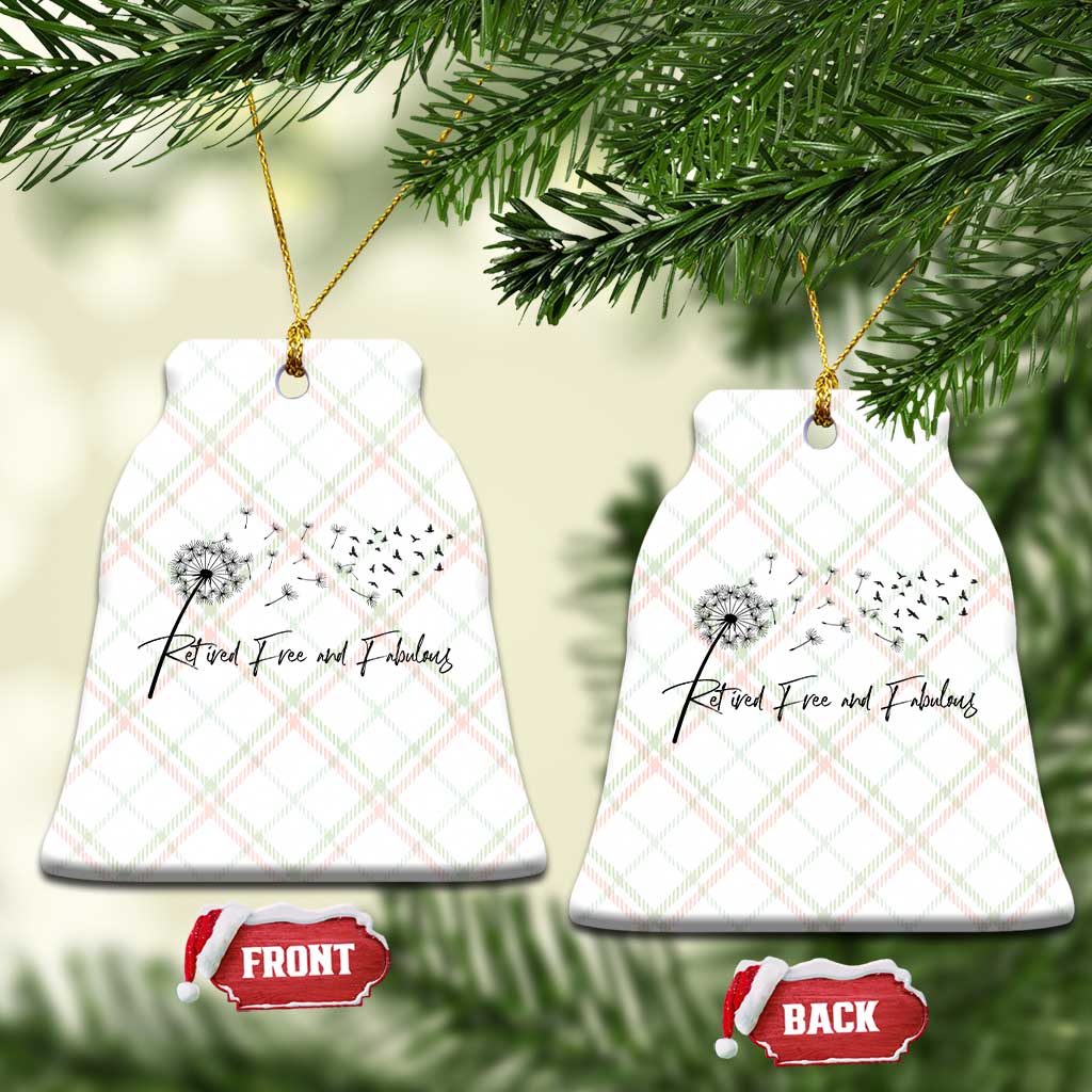 Happy Retirement Gifts For Woman Ceramic Ornament Retired Free And Fabulous Dandelion
