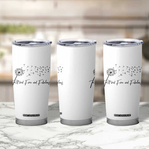 Happy Retirement Gifts For Woman Tumbler Cup Retired Free And Fabulous Dandelion
