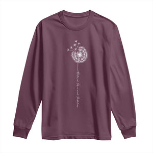 Retirement Gifts For Her Long Sleeve Shirt Retired Free And Fabulous Dandelion