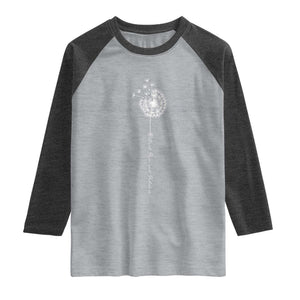 Retirement Gifts For Her Raglan Shirt Retired Free And Fabulous Dandelion