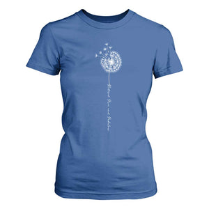 Retirement Gifts For Her T Shirt For Women Retired Free And Fabulous Dandelion