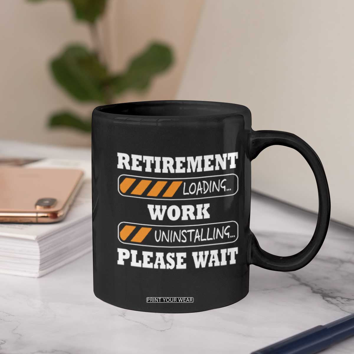 Retirement Loading Coffee Mug Work Uninstalling Soon To Be Retired Retiring