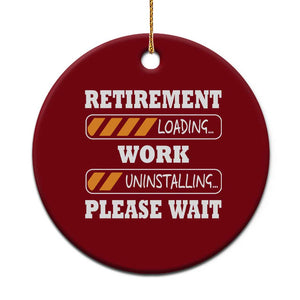 Retirement Loading Ceramic Ornament Work Uninstalling Soon To Be Retired Retiring