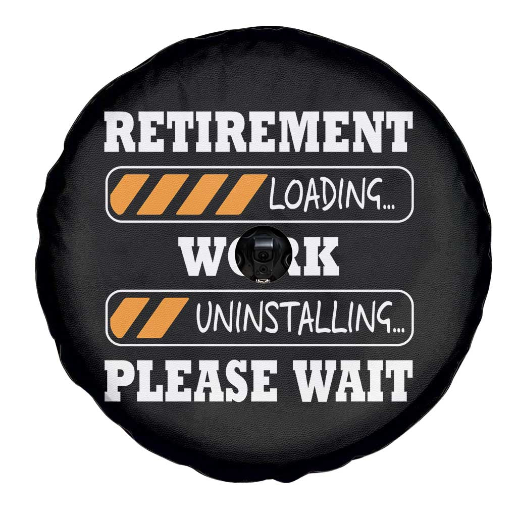 Retirement Loading Spare Tire Cover Work Uninstalling Soon To Be Retired Retiring