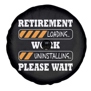 Retirement Loading Spare Tire Cover Work Uninstalling Soon To Be Retired Retiring