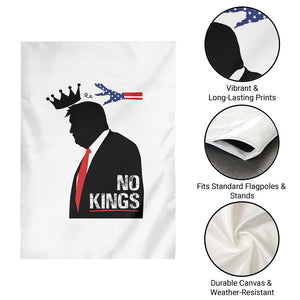 No Kings Garden Flag Funny Resist Meme TS10 Print Your Wear
