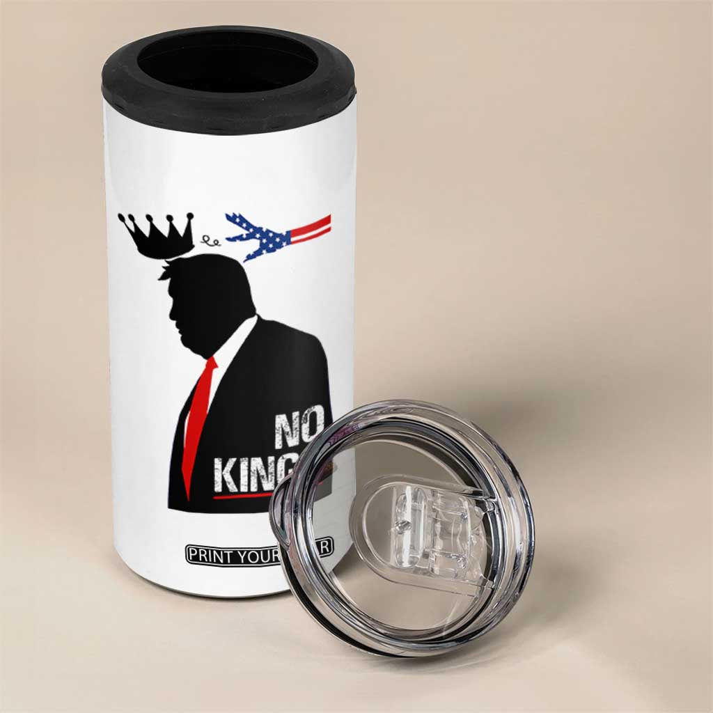No Kings 4 in 1 Can Cooler Tumbler Funny Resist Meme TS10 Print Your Wear