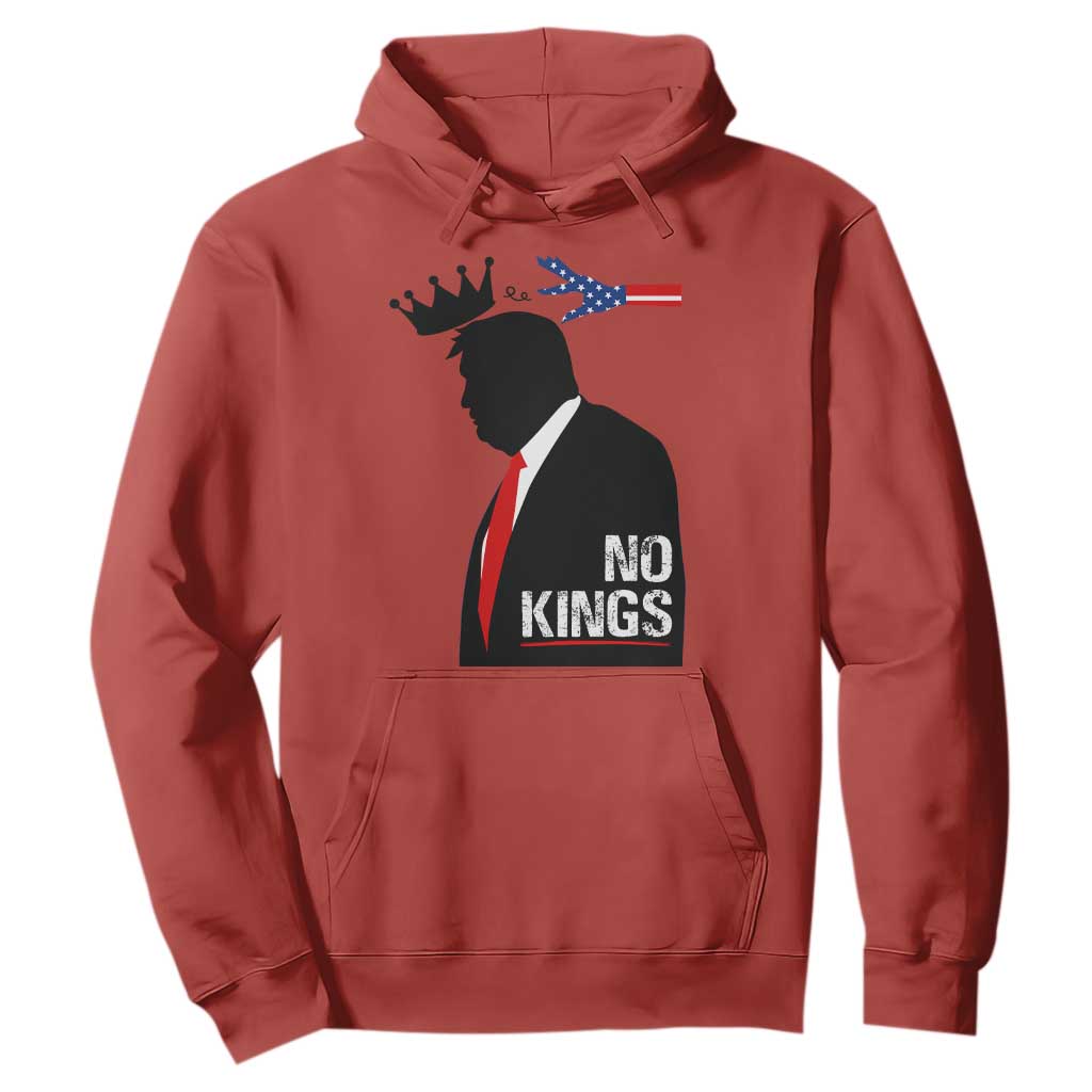 No Kings Hoodie Funny Resist Meme TS10 Red Print Your Wear