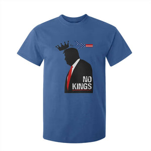 No Kings T Shirt For Kid Funny Resist Meme TS10 Royal Blue Print Your Wear