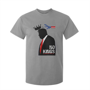 No Kings T Shirt For Kid Funny Resist Meme TS10 Sport Gray Print Your Wear
