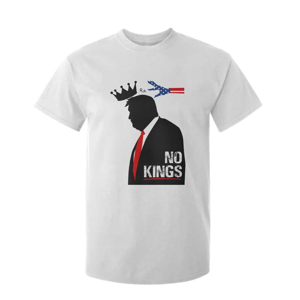 No Kings T Shirt For Kid Funny Resist Meme TS10 White Print Your Wear