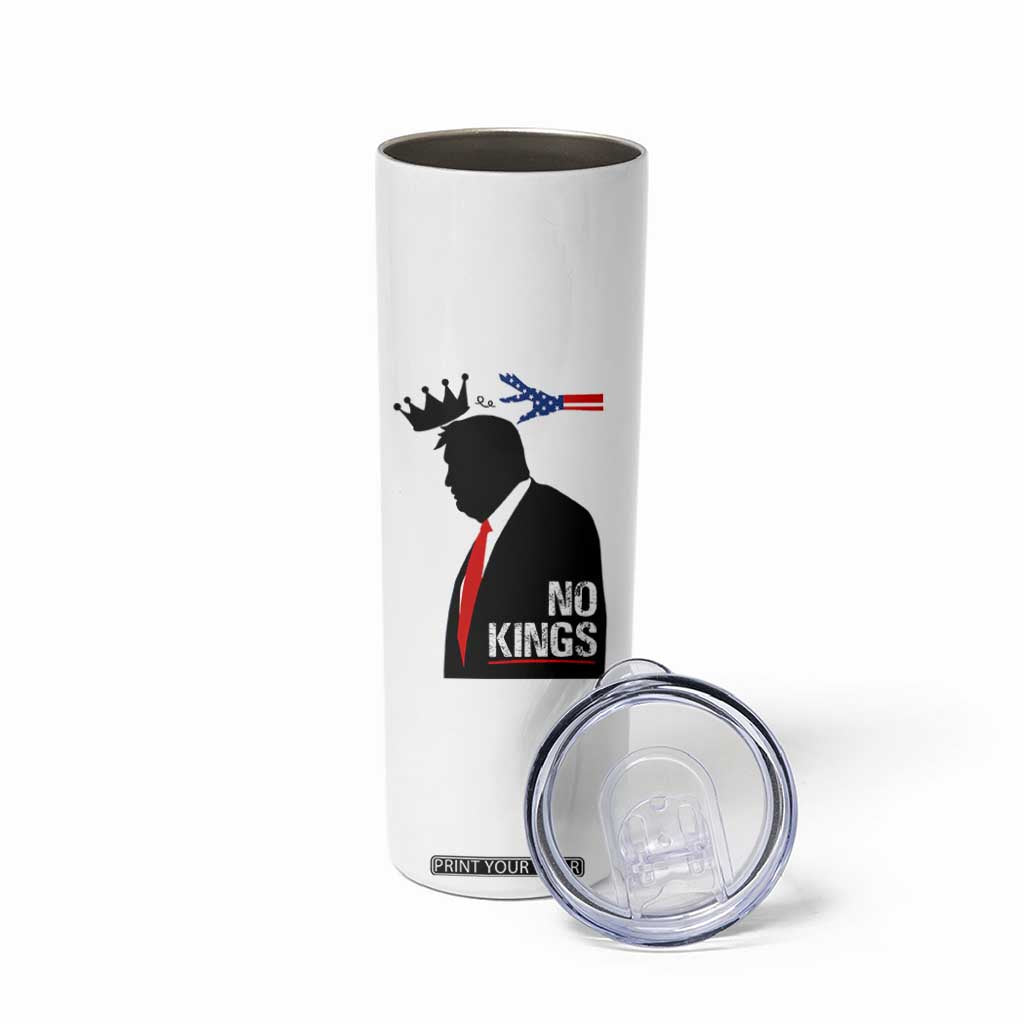 No Kings Skinny Tumbler Funny Resist Meme TS10 Print Your Wear
