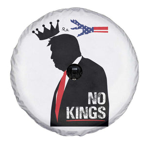 No Kings Spare Tire Cover Funny Resist Meme TS10 Print Your Wear