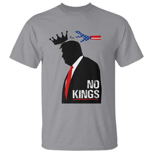 No Kings T Shirt Funny Resist Meme TS10 Sport Gray Print Your Wear
