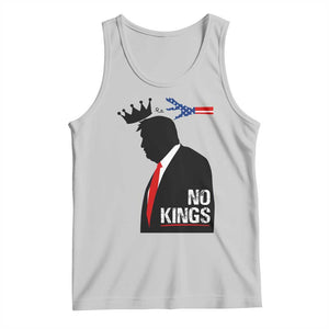 No Kings Tank Top Funny Resist Meme TS10 Ash Print Your Wear