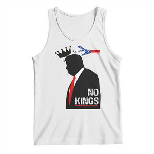 No Kings Tank Top Funny Resist Meme TS10 White Print Your Wear