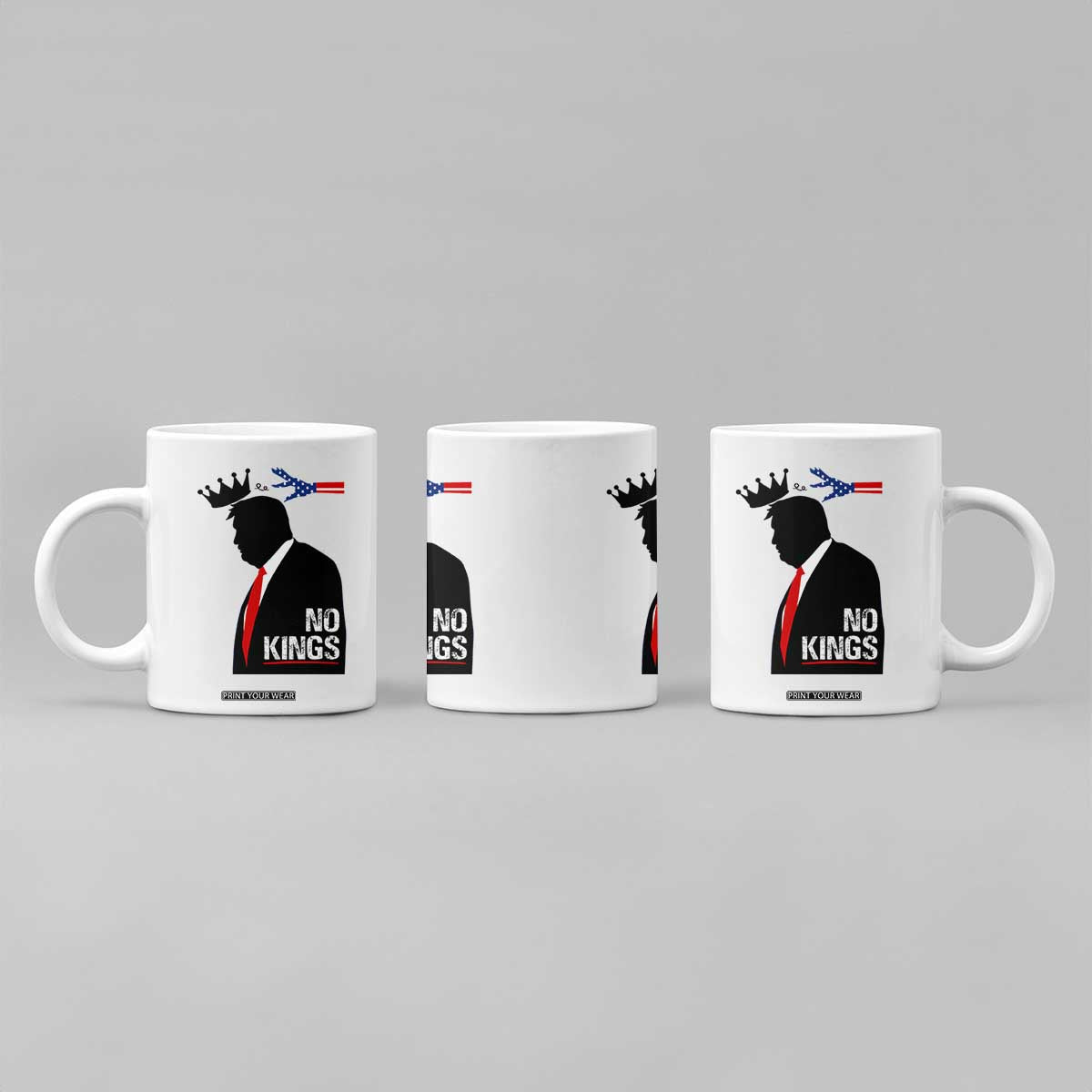 No Kings Coffee Mug Funny Resist Meme TS10 Print Your Wear