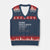 Imagine Being Scared Of Diversity But Not Dictatorship V-Neck Knit Sweater Vest Retro Vintage TS10 Navy Red Print Your Wear