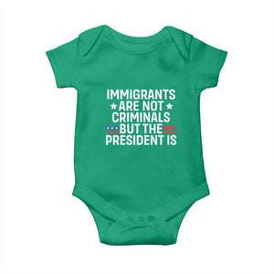 Pro Immigration Baby Onesie Social Justice Anti Racism TS10 Irish Green Print Your Wear