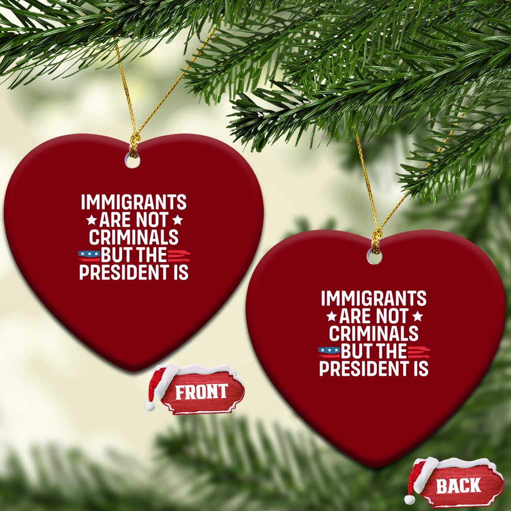 Pro Immigration Ceramic Ornament Social Justice Anti Racism TS10 Print Your Wear