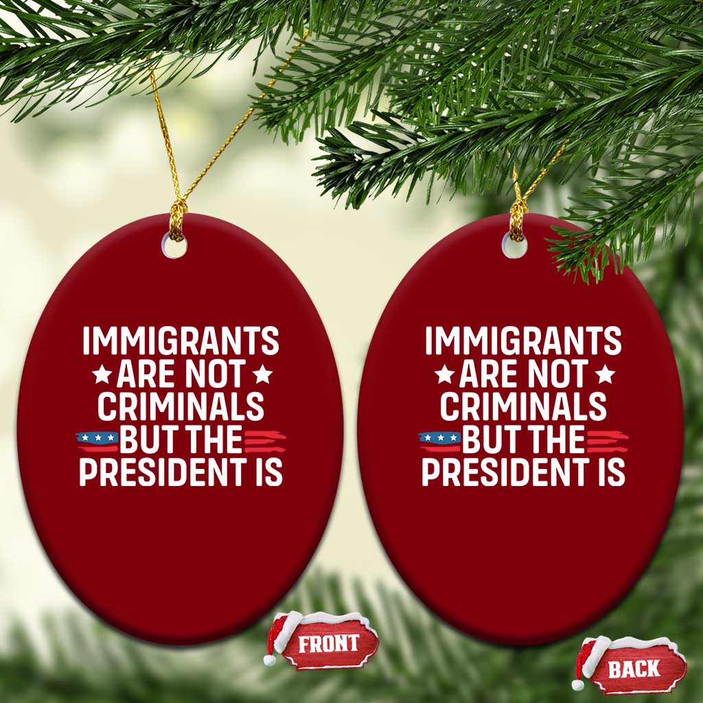 Pro Immigration Ceramic Ornament Social Justice Anti Racism TS10 Print Your Wear
