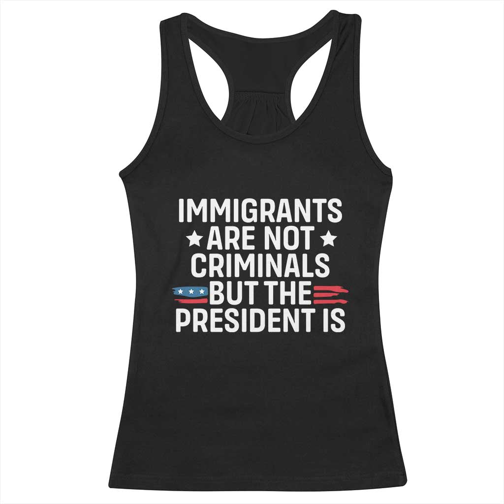 Pro Immigration Racerback Tank Top Social Justice Anti Racism TS10 Black Print Your Wear