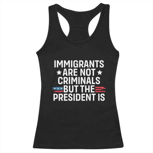Pro Immigration Racerback Tank Top Social Justice Anti Racism TS10 Black Print Your Wear