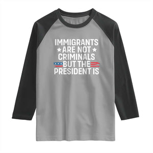 Pro Immigration Raglan Shirt Social Justice Anti Racism TS10 Sport Gray Black Print Your Wear