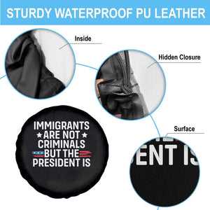 Pro Immigration Spare Tire Cover Social Justice Anti Racism TS10 Print Your Wear