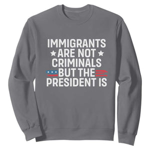 Pro Immigration Sweatshirt Social Justice Anti Racism TS10 Charcoal Print Your Wear